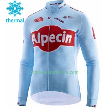 Maillot 2019 Team Katusha Alpecin Hiver Thermal Fleece N001